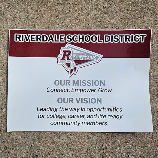 Riverdale School District Advertisement Panel