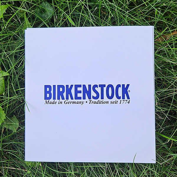 Birkenstock product guide made using Adobe InDesign